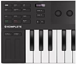 MIDI клавиатура 32 мини-клавиши, 8 сенсорных ручек, 2 сенсорные полосы, 4-направленный push-энкодер, OLED-дисплей, вход для педали. ПО: MONARK, REAKTOR PRISM, SCARBEE MARK I, KOMPLETE KONTROL, MASCHINE ESSENTIALS, KOMPLETE START, Ableton Live 10 Lite. NATIVE INSTRUMENTS KOMPLETE KONTROL M32