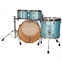 Ударная установка из 4-х барабанов, цвет Ice Blue Oyster. Комплектация - Бас-барабан: 22