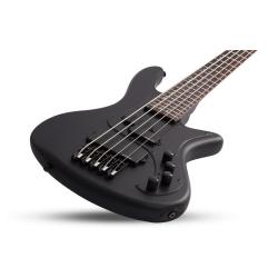 Бас-гитара пятиструнная.Цвет: Satin Black (SBK) - черный матовый SCHECTER STILETTO STEALTH-5 SBK