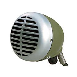 Динамический микрофон для губной гармошки 'Зеленая пуля' с кабелем и регулятором громкости SHURE 520DX