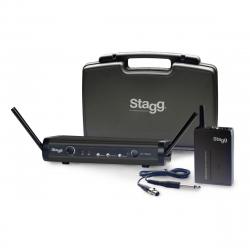 Беспроводная инструментальная (гитара/бас-гитара) UHF радиосистема с фиксированной частотой приемник... STAGG SUW 30 GBS B EU