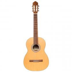 Классическая гитара в топе из ели, задняя дека и обечайки - сапеле, размер: 4/4, цвет - натуральный STAGG SCL70-NAT
