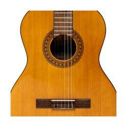 Классическая гитара с верхней декой из ели, цвет натуральный STAGG SCL60-NAT LH
