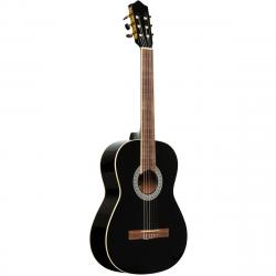 Классическая гитара с верхней декой из ели, цвет черный STAGG SCL60-BLK