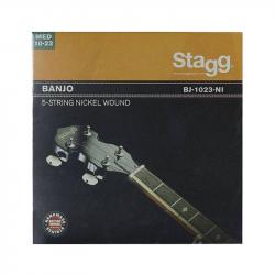 Струны для 5-струнного банджо, высококачественная шведская сталь STAGG BJ-1023-NI