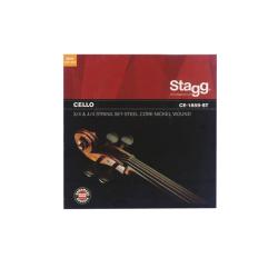 Струны для виолончели, высококачественная шведская сталь STAGG CE-1859-ST