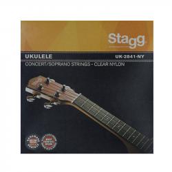 Струны для укелеле, clear nylon STAGG UK-2841-NY