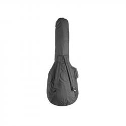 Чехол для акустической бас-гитары из плотного черного нейлона с 10мм мягкой прокладкой из поролоная, 2 кармана для аксессуаров, 2 ремня, комфортная крепкая ручка STAGG STB-10 AB