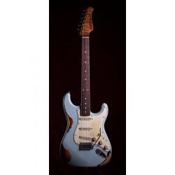 Электрогитара XOTIC California Classic XSC-1 Sonic Blue over 3TB Heavy Aged