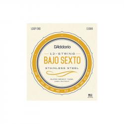 Bajo Sexto Комплект струн для бахо сексто, сталь, 26-92 D'ADDARIO EJS86