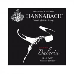 Black BULERIA FLAMENCO Комплект струн для классической гитары нейлон/посеребренные HANNABACH 826MT