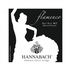 Black FLAMENCO Комплект струн для классической гитары желтый нейлон/посеребренные HANNABACH 827MT