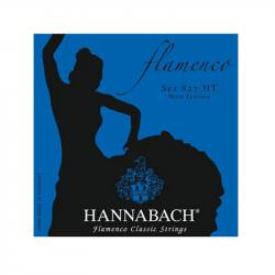 Blue FLAMENCO Комплект струн для классической гитары желтый нейлон/посеребренные HANNABACH 827HT