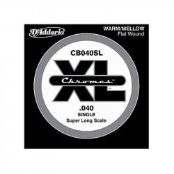 Chromes Bass Отдельная струна для бас-гитары, 040, Super Long Scale D'ADDARIO CB040SL