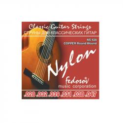 COPPER Round Wound Комплект струн для классической гитары, нейлон/медь, 28-47 FEDOSOV NS428