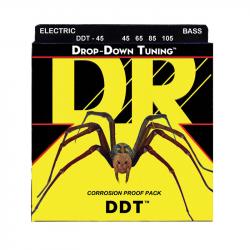DROP-DOWN TUNE Комплект струн для бас-гитары DR STRINGS DDT-45/105