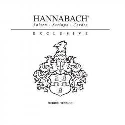 Exclusive Black Комплект струн для классической гитары, среднее натяжение, HANNABACH EXCLMT