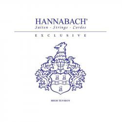 Exclusive Blue Комплект струн для классической гитары, сильное натяжение, HANNABACH EXCLHT
