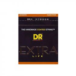 Extra Life Комплект струн для акустической гитары DR STRINGS EXR-13