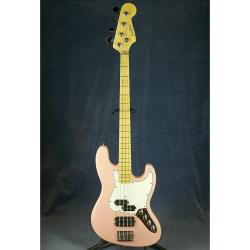 Бас-гитара, цвет розовый, подержанная GRASS ROOTS by ESP PB Pink
