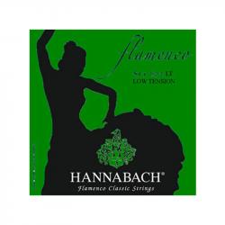 Green FLAMENCO Комплект струн для классической гитары желтый нейлон/посеребренные HANNABACH 827LT