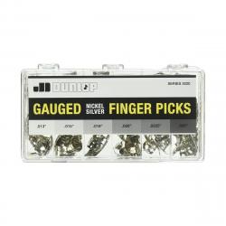 Nickel Silver Коробка медиаторов на палец, 120шт, нейзильбер, 6 толщин DUNLOP 3020
