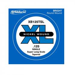 Nickel Wound Tapered Отдельная струна для бас-гитары, .125, Super Long Scale D'ADDARIO XB125TSL