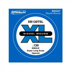 Nickel Wound Tapered Отдельная струна для бас-гитары, .130, Super Long Scale D'ADDARIO XB130TSL