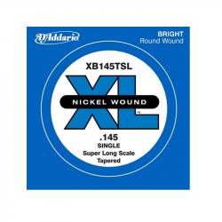 Nickel Wound Tapered Отдельная струна для бас-гитары, .145, Super Long Scale D'ADDARIO XB145TSL