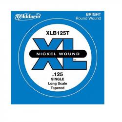 Nickel Wound Tapered Отдельная струна для бас-гитары, никелированная, .125 D'ADDARIO XLB125T