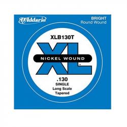 Nickel Wound Tapered Отдельная струна для бас-гитары, никелированная, .130 D'ADDARIO XLB130T