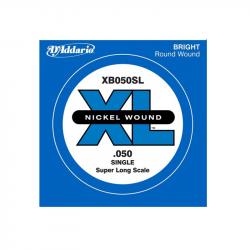 Nickel Wound Отдельная струна для бас-гитары, никелированная, .050, Super Long D'ADDARIO XB050SL