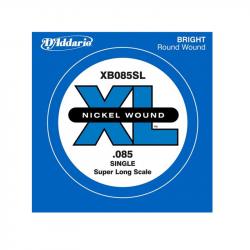 Nickel Wound Отдельная струна для бас-гитары, никелированная, .085, Super Long D'ADDARIO XB085SL