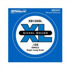 Nickel Wound Отдельная струна для бас-гитары, никелированная, .125, Super Long D'ADDARIO XB125SL