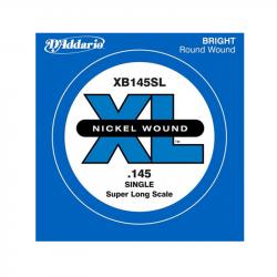 Nickel Wound Отдельная струна для бас-гитары, никелированная, .145, S.Long Scale D'ADDARIO XB145SL
