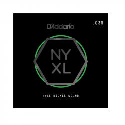 NYXL Отдельная струна для электрогитары, никелированная, 030 D'ADDARIO NYNW030