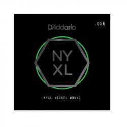 NYXL Отдельная струна для электрогитары, никелированная, 056 D'ADDARIO NYNW056