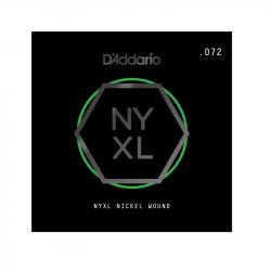 NYXL Отдельная струна для электрогитары, никелированная, 072 D'ADDARIO NYNW072