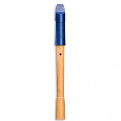 PRIMA Блокфлейта сопрано, синий пластик/дерево, барочная система MOLLENHAUER 1054
