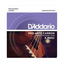 Pro-Arte Carbon Комплект струн для укулеле сопрано/концертного D'ADDARIO EJ99SC