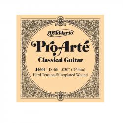 Pro-Arte Отдельная 4-ая струна для классической гитары, нейлон, сильное натяжение D'ADDARIO J4604