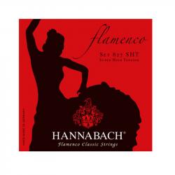 Red FLAMENCO Комплект струн для классической гитары желтый нейлон/посеребренные HANNABACH 827SHT