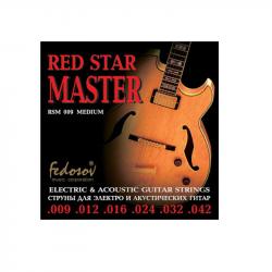 Red Star Master Medium Комплект струн для электрогитары, нерж. сплав, 9-42 FEDOSOV RSM009