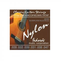 Silverplated Round Wound Комплект струн для классической гитары, посеребр.медь, 28-47 FEDOSOV NS328