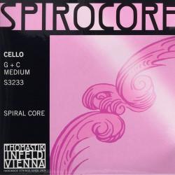 Spirocore Отдельные струны C+G (До+Соль) для виолончели размером 4/4 THOMASTIK S3233