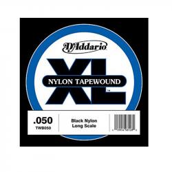 Tapewound Отдельная струна для бас-гитары, нейлоновая оплетка, 050 D'ADDARIO TWB050