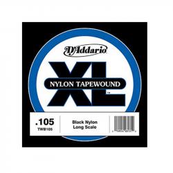 Tapewound Отдельная струна для бас-гитары, нейлоновая оплетка, 105 D'ADDARIO TWB105