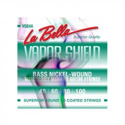 Vapor Shield  Комплект струн для бас-гитары, никелированные, 40-100 LA BELLA VSB4A