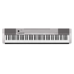 Компактное цифровое пианино серебристого цвета CASIO CDP-130SR