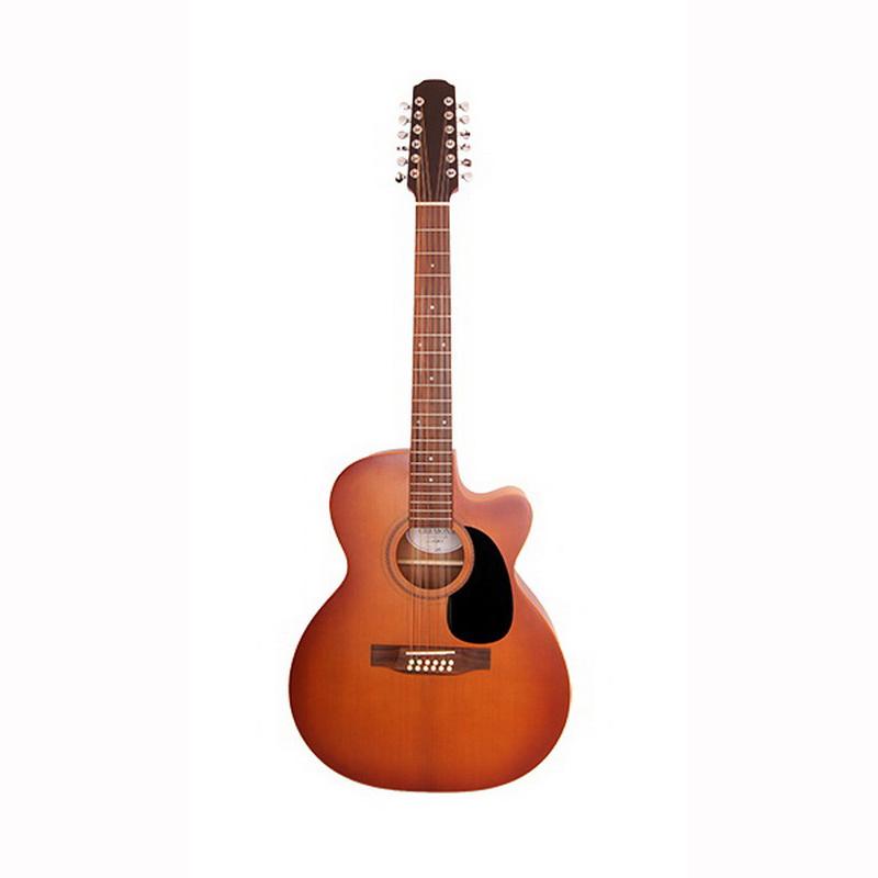 Акустическая 12-струнная гитара, санберст, Caraya F64012-BS